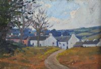 FARM BUILDING IN THE GLENS by Hans Iten RUA at Ross's Online Art Auctions
