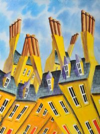 TALL CHIMNEYS by John Ormsby at Ross's Online Art Auctions