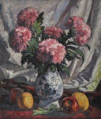 FLOWERS by Paul Nietsche RUA at Ross's Online Art Auctions