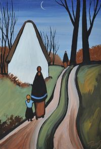 MOONLIT STROLL by J.P. Rooney at Ross's Online Art Auctions