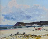 THE ANTRIM COAST by Hugh McIlfatrick at Ross's Online Art Auctions
