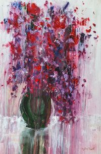 FLOWER STUDY I by Angelina Raspel at Ross's Online Art Auctions