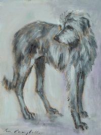 IRISH WOLFHOUND by Con Campbell at Ross's Online Art Auctions