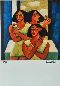 LADIES by Graham Knuttel at Ross's Online Art Auctions