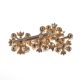 GILT METAL FLORAL SPRAY BROOCH at Ross's Online Art Auctions