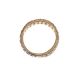 FRENCH 18 CT GOLD DOUBLE ROW CRYSTAL ETERNITY RING at Ross's Online Art Auctions