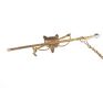 9 CT GOLD BAR BROOCH MOUNTED WITH A FOX'S HEAD & RIDING CROP at Ross's Online Art Auctions