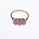 14 CT GOLD RUBY & DIAMOND CLUSTER RING at Ross's Online Art Auctions