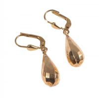 PAIR OF 9 CT GOLD DROP EARRINGS at Ross's Online Art Auctions
