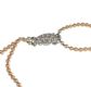 DOUBLE STRING OF GRADUATED SIMULATED DRESS PEARLS WITH A METAL CLASP at Ross's Online Art Auctions