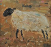 SHEEP by David Johnston at Ross's Online Art Auctions