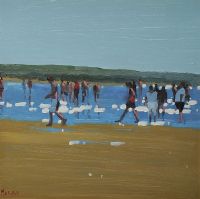 JULY, BALLYBUNION by John Morris at Ross's Online Art Auctions