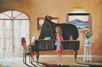 PRACTISE MAKES PERFECT by Lorna Millar at Ross's Online Art Auctions
