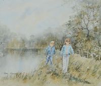 FOLLOW THE LEADER by Joan Kenning at Ross's Online Art Auctions