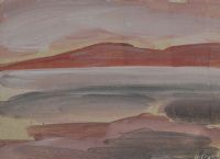 SHORELINE AT DUSK by Markey Robinson at Ross's Online Art Auctions