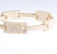 BONE BRACELET WITH CARVED PANELS at Ross's Online Art Auctions