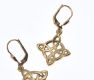 PAIR OF 9 CT GOLD CELTIC DESIGN EARRINGS at Ross's Online Art Auctions