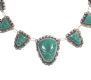 ENGRAVED SOUTH AMERICAN SILVER & AGATE PANEL NECKLACE at Ross's Online Art Auctions