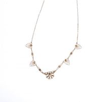9 CT GOLD PIERCED LINK NECKLACE at Ross's Online Art Auctions