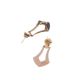 PAIR OF 9 CT GOLD ART DECO STYLE DROP EARRINGS at Ross's Online Art Auctions