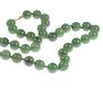 LONG STRING OF JADE BEADS WITH A 9 CT GOLD CLASP at Ross's Online Art Auctions