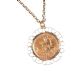1893 SOVEREIGN PENDANT ON A 9 CT GOLD CHAIN at Ross's Online Art Auctions