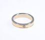 18 CT YELLOW & WHITE GOLD BAND at Ross's Online Art Auctions