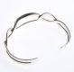 OPEN SILVER TORQUE BANGLE at Ross's Online Art Auctions
