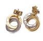TIFFANY & CO. 18 CT GOLD CIRCLE LINK DROP EARRINGS at Ross's Online Art Auctions