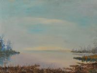 MIST OVER THE LAKE by Liam Blake at Ross's Online Art Auctions