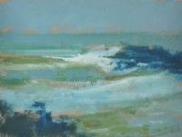 BREAKERS ON THE ROCKS, TREMORE by Sheila McClean ARUA at Ross's Online Art Auctions