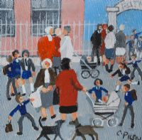 FIRST DAY OF TERM by Cupar Pilson at Ross's Online Art Auctions