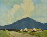 CONNEMARA COTTAGE by Paul Henry RHA at Ross's Online Art Auctions