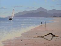 THE MOURNES FROM DUNDRUM by Gregory Moore at Ross's Online Art Auctions