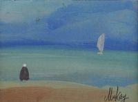 WATCHING THE BOAT by Markey Robinson at Ross's Online Art Auctions