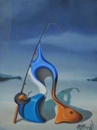 NIGHT FISHING by John McAtamney at Ross's Online Art Auctions