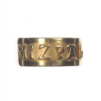18 CT GOLD MIZPAH RING at Ross's Online Art Auctions