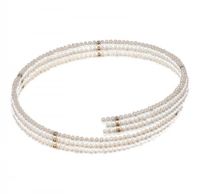 TRIPLE ROW PEARL CHOKER at Ross's Online Art Auctions