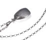 ENGARVED SILVER PERFUME PENDANT ON A SILVER CHAIN at Ross's Online Art Auctions