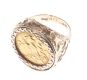9 CT GOLD SOVEREIGN RING (1905) at Ross's Online Art Auctions