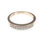 9 CT GOLD DIAMOND BAND at Ross's Online Art Auctions