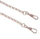 9 CT ROSE GOLD ALBERT CHAIN WITH T BAR at Ross's Online Art Auctions