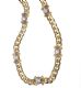 18 CT GOLD DIAMOND FLAT CURBLINK NECKLACE at Ross's Online Art Auctions