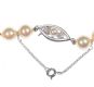 STRING OF CULTURED MAJORICA PEARLS WITH SILVER CLASP at Ross's Online Art Auctions