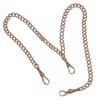 9 CT ROSE GOLD WATCH FOB CHAIN at Ross's Online Art Auctions