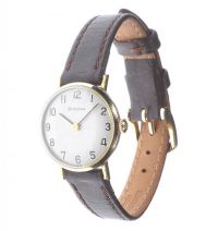 LADY'S BULOVA WRIST WATCH WITH LEATHER STRAP at Ross's Online Art Auctions