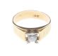 GENT'S 18 CT GOLD DIAMOND SOLITAIRE RING at Ross's Online Art Auctions