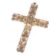 LARGE GILT CROSS PENDANT WITH PASTE STONES at Ross's Online Art Auctions
