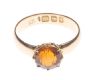 18 CT GOLD TOPAZ RING at Ross's Online Art Auctions