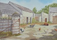 FARMYARD by Stephen Forth at Ross's Online Art Auctions